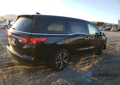 2018 Honda Odyssey Elite из США, поврежденный, VIN 5FNRL6H99JB047874